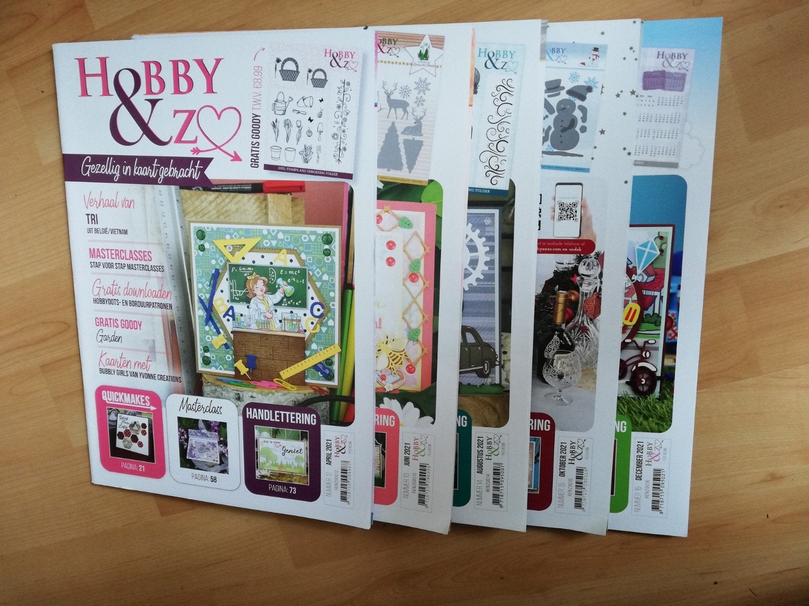 22x Hobby en Zo, gezellig in kaart gebracht/kaarten maken, Ophalen of Verzenden, Zo goed als nieuw, Overige thema's, Overige typen
