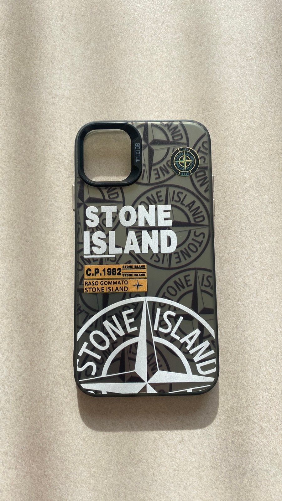 Stone island hoesjes nieuw‼️ voor iphone, Zwart, IPhone 16 Pro, Nieuw, Hoesje of Tasje