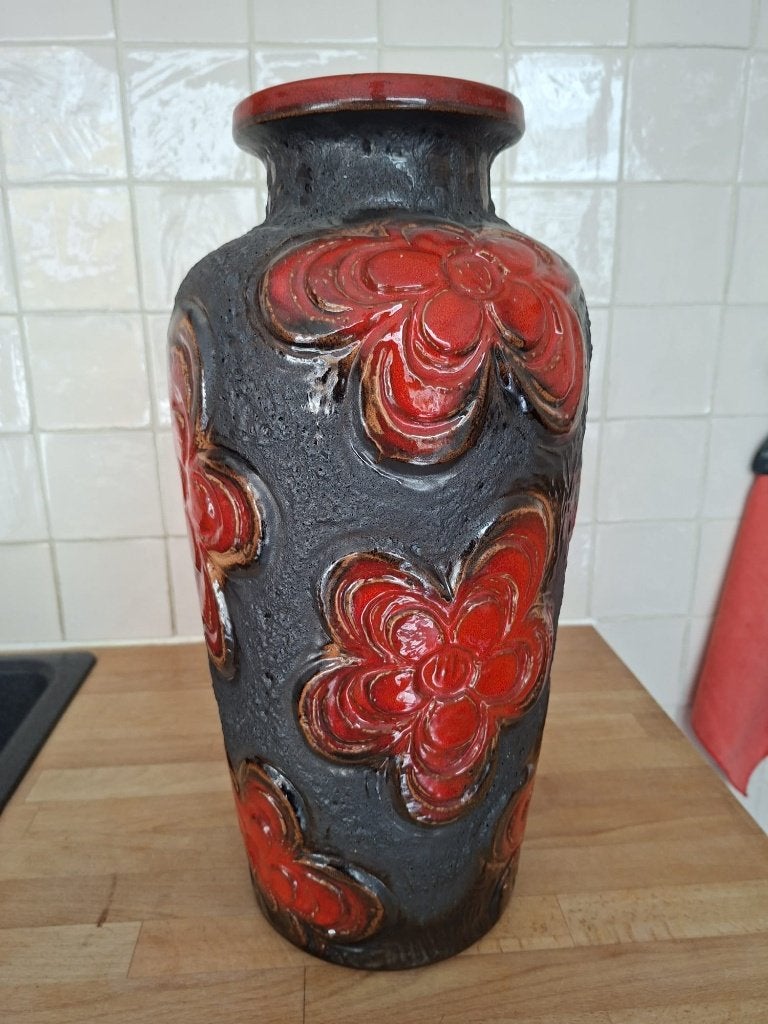 Fat Lava vaas, Carstens Tönnieshof, ontwerp Heinz Siery, 60s, Ophalen of Verzenden