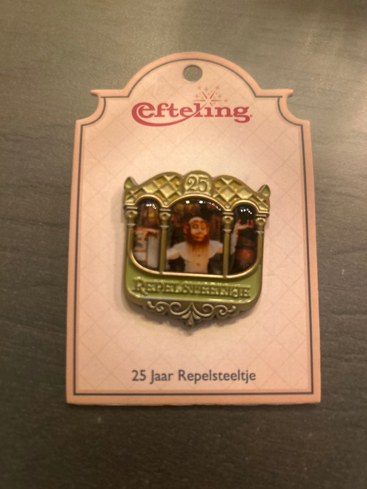 Efteling 25 Jaar Repelsteeltje Pin, Ophalen of Verzenden, Nieuw, Button of Speldje