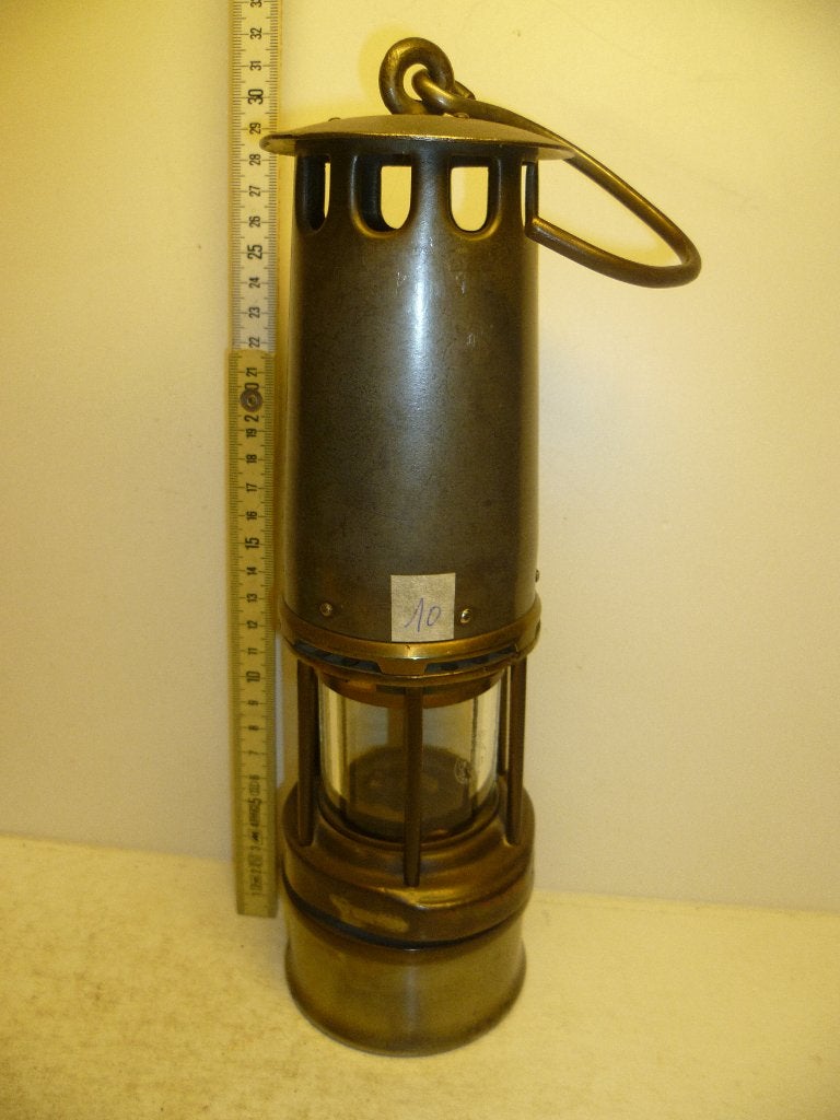 Mijnlamp 33 Compleet Uitstekende Staat met glaasje MC 10, Antiek en Kunst, Ophalen of Verzenden