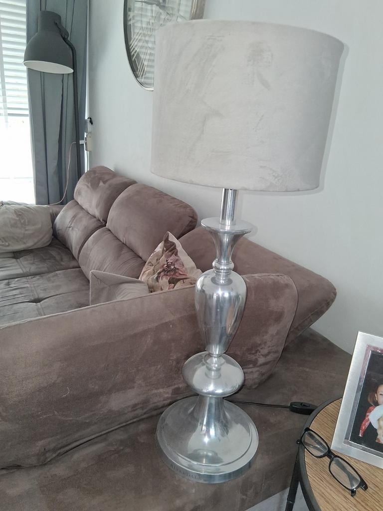 Riverdale zilveren lamp!!!, Ophalen, Zo goed als nieuw, Minder dan 50 cm