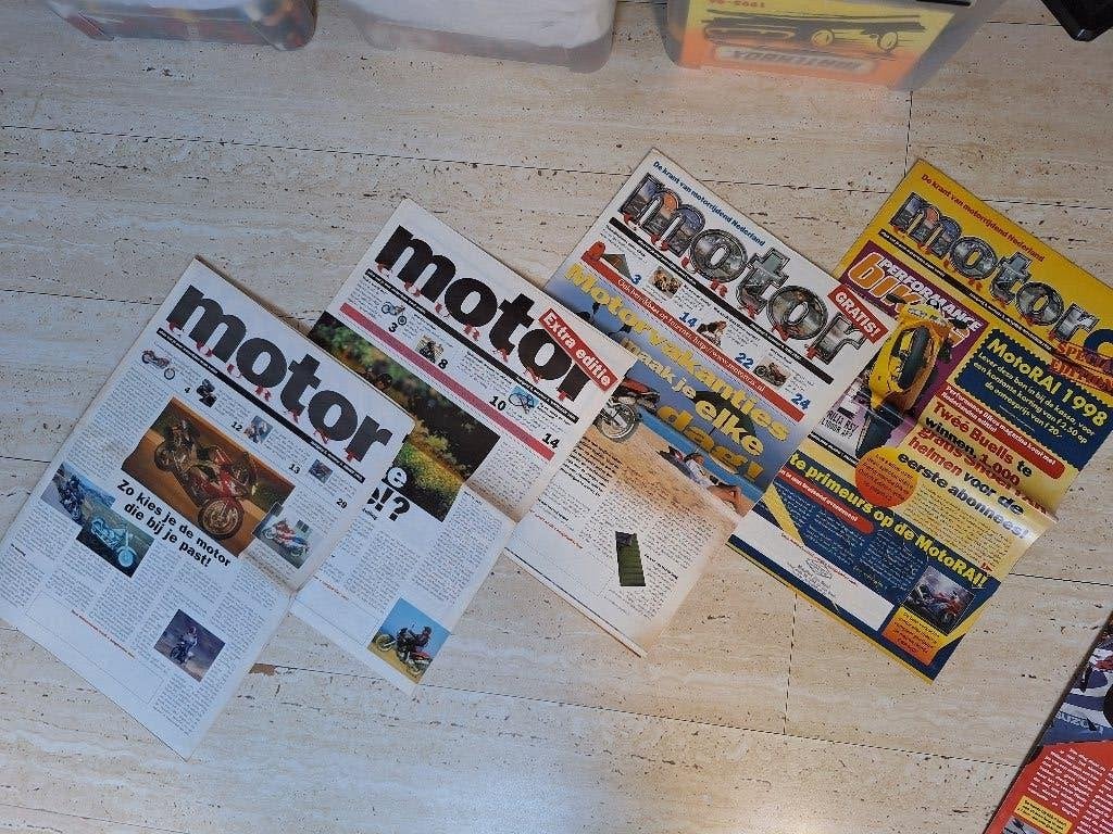 Motorcourant 14 stuks vanaf 1985 tm 2003, Ophalen of Verzenden, Zo goed als nieuw, Algemeen