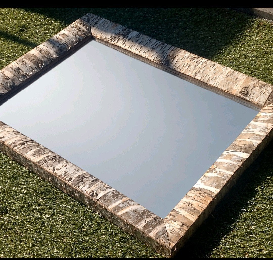 Spiegel 90x70cm, Ophalen, Gebruikt, Minder dan 100 cm, Rechthoekig