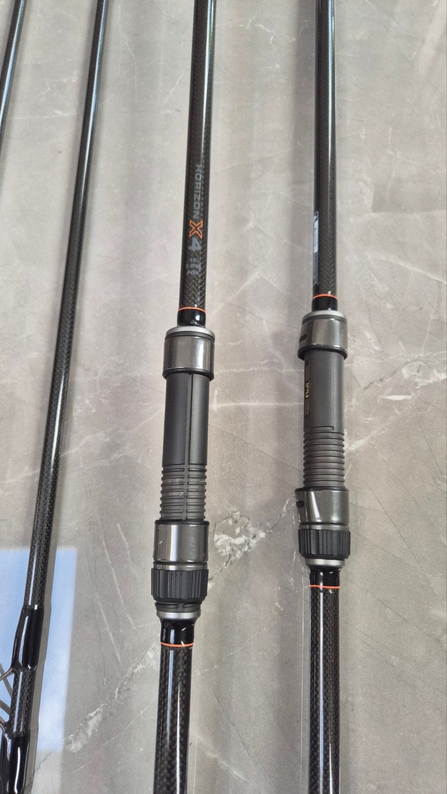 12 ft Fox Horizon X4 Karperhengels - Set van 2 Nieuwstaat!!, Watersport en Boten, Hengelsport | Karpervissen, Ophalen of Verzenden
