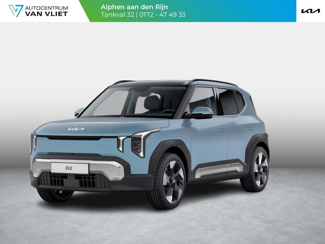 Kia EV2 Plus 42.2 kWh | Actieprijs* | Navi. | Clima. | Adapt, Auto's, Stof, Blauw, 1545 kg, Automatische klimaatregeling