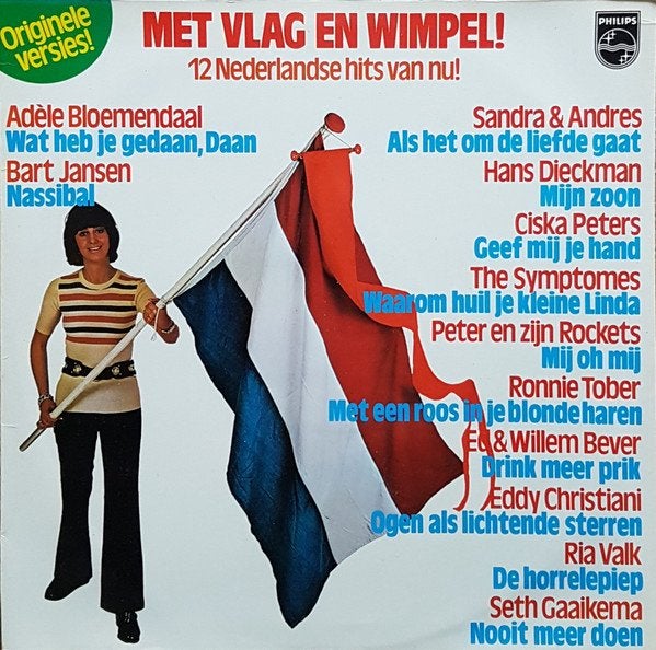 LP - Met Vlag En Wimpel! - 12 Nederlandse Hits Van Nu!, Ophalen of Verzenden, Zo goed als nieuw, Pop, LP