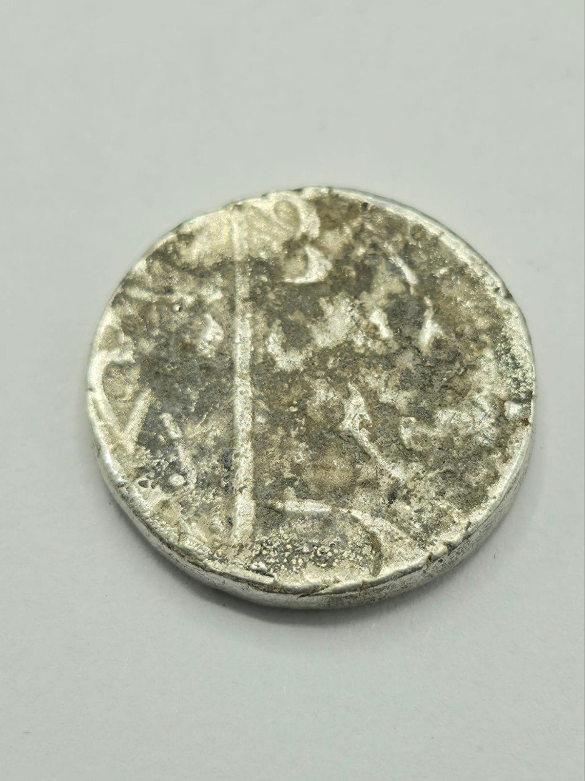 Bodemvondst Zilveren Munt, Verzenden, Zilver, Ring