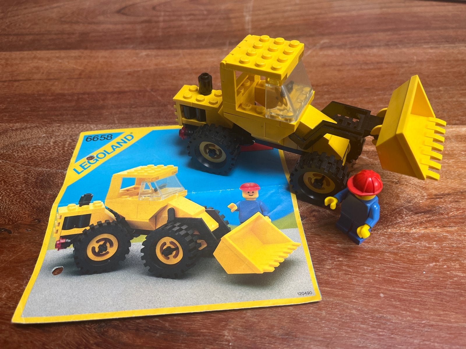 Lego Legoland 6658 Bulldozer met minifiguur, Ophalen of Verzenden, Gebruikt