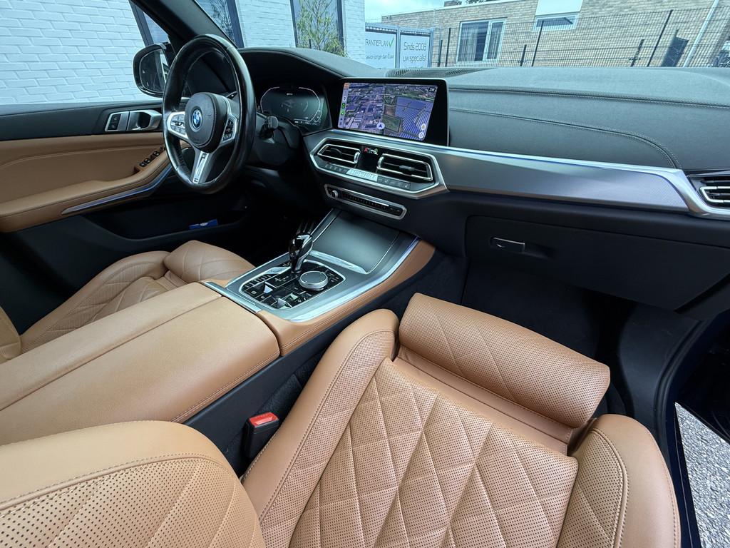 BMW X5 xDrive45e M-Pakket Panodak|LASER|3DCamera|Headup Blau, Auto's, BMW, Automaat, Gebruikt, Met garantie (alle), Blauw