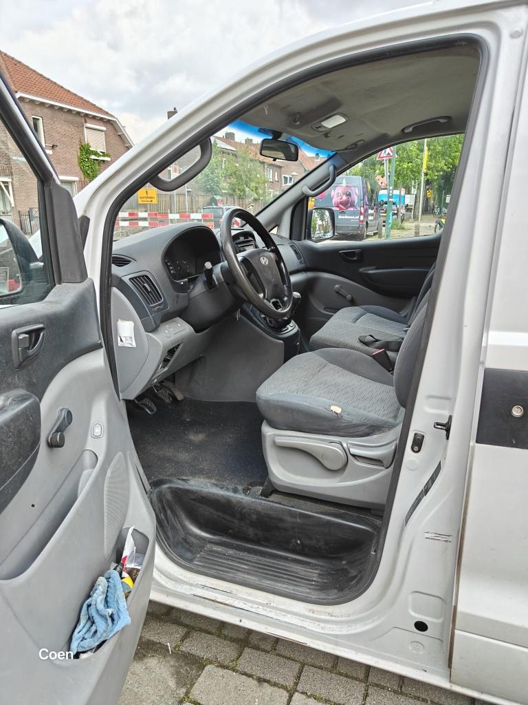 Hyundai H300 2.5 Crdi VGT DC 2008 klusbus / vakantiebus, Auto's, Bestelauto's, Trekhaak, Wit, Origineel Nederlands, Particulier