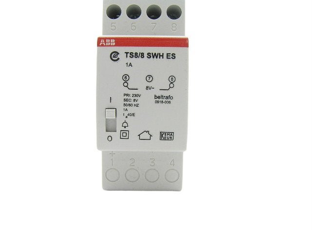 Beltransformator TS 8/8SW. 8V 1A AC.  busboard., Ophalen of Verzenden, Nieuw, ABB, Overige typen