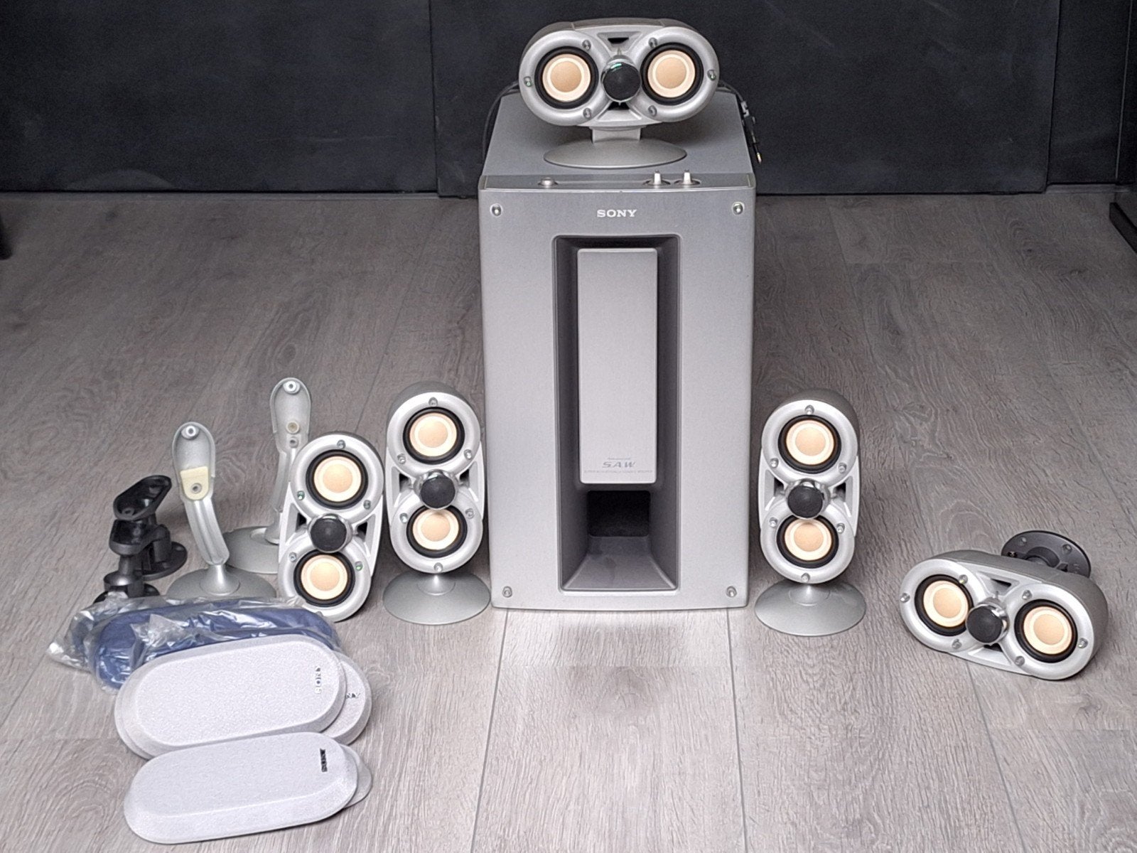 Sony 5.1 Pascal Dolby surround speakers SS-MS7, Ophalen, Gebruikt, 60 tot 120 watt, Surroundset