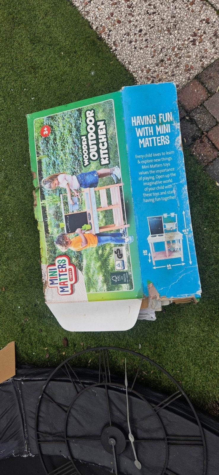 Mini Matters Houten Buitenkeuken voor Kinderen, Kinderen en Baby's, Ophalen of Verzenden, Nieuw, Hout