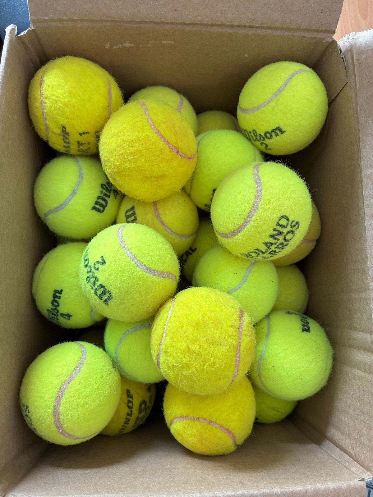 Partij gebruikte tennisballen, 20 voor €5, Ophalen, Gebruikt, Ballen, L00