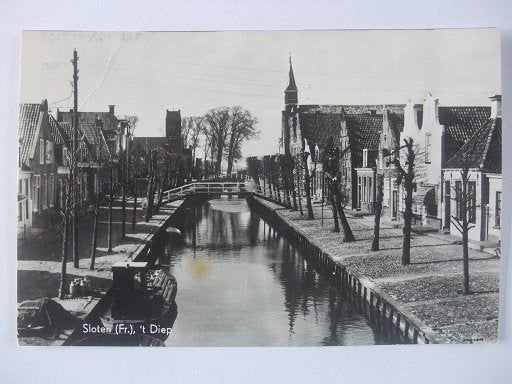 Q16 Sloten Friesland - 't Diep - 1969, Verzenden, 1960 tot 1980, Gelopen, Friesland
