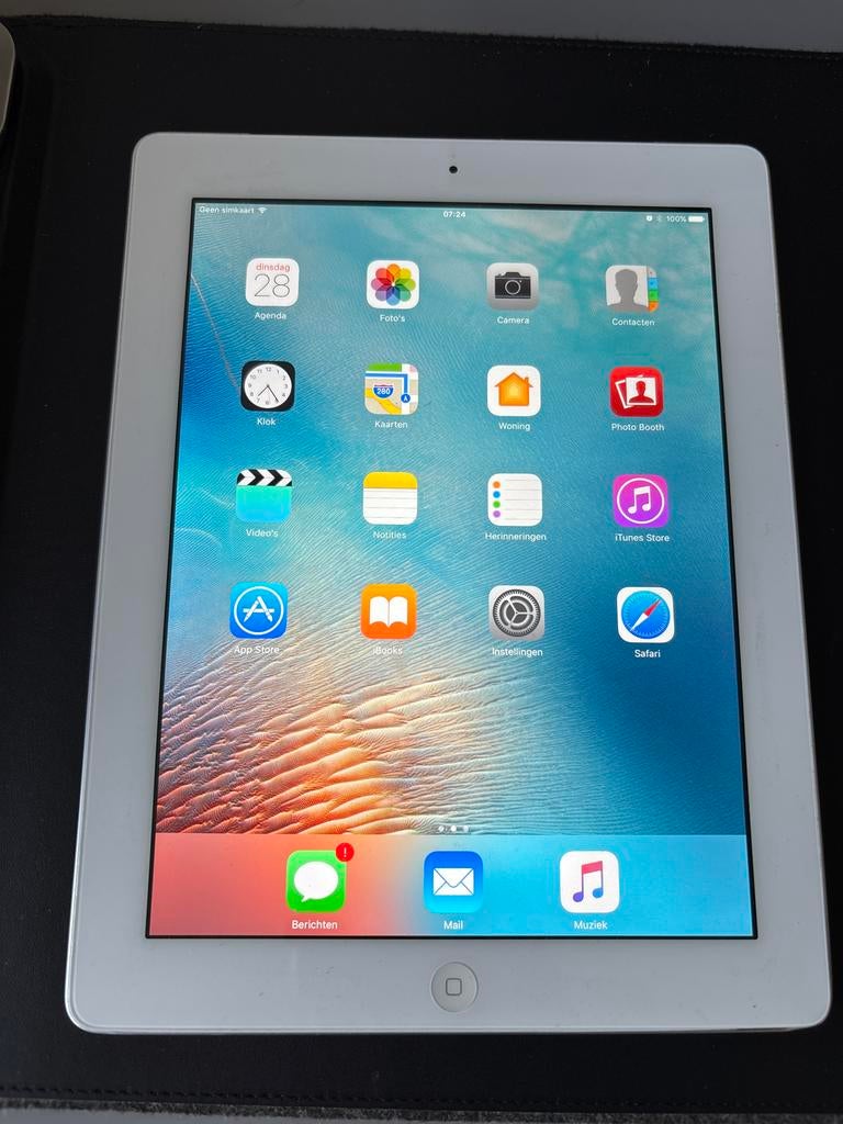 Apple iPad (4e generatie) Wi-Fi simkaart 32GB Zilver, Computers en Software, Apple iPads, 10 inch, Gebruikt, Apple iPad, Ophalen of Verzenden