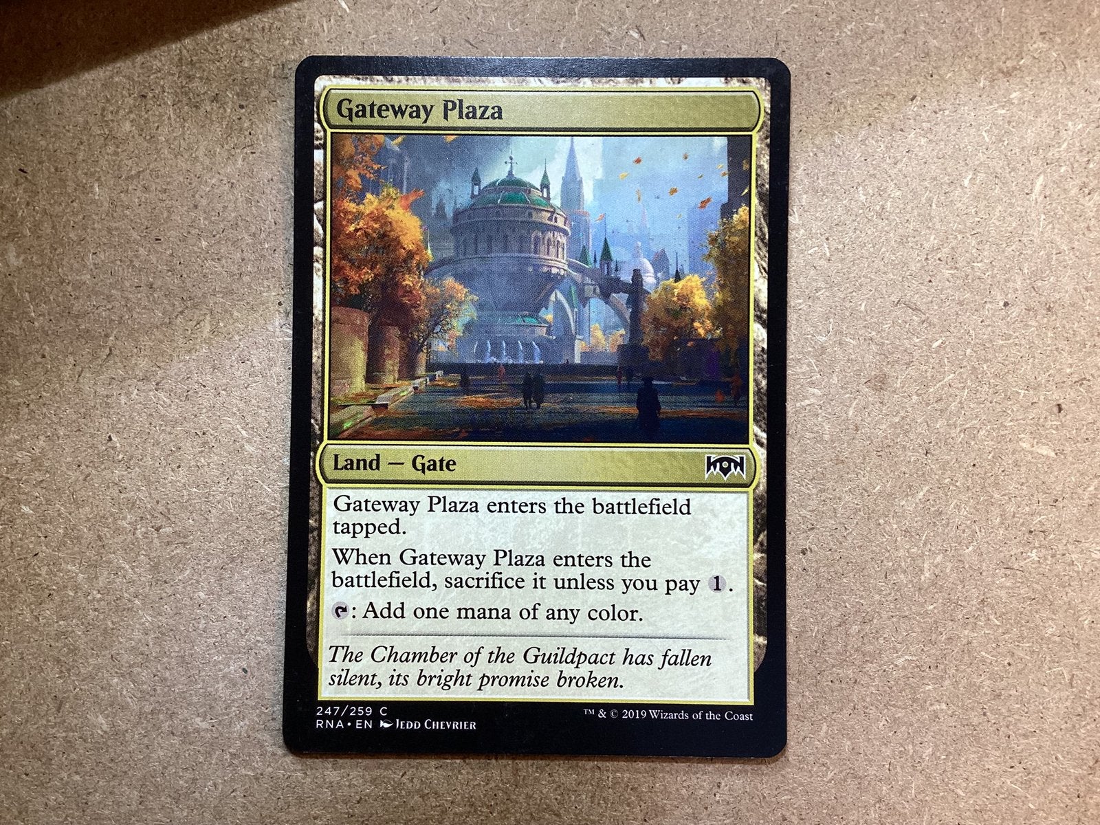 1x Gateway Plaza [247/259] (Excellent), Hobby en Vrije tijd, Ophalen of Verzenden, Zo goed als nieuw, Losse kaart