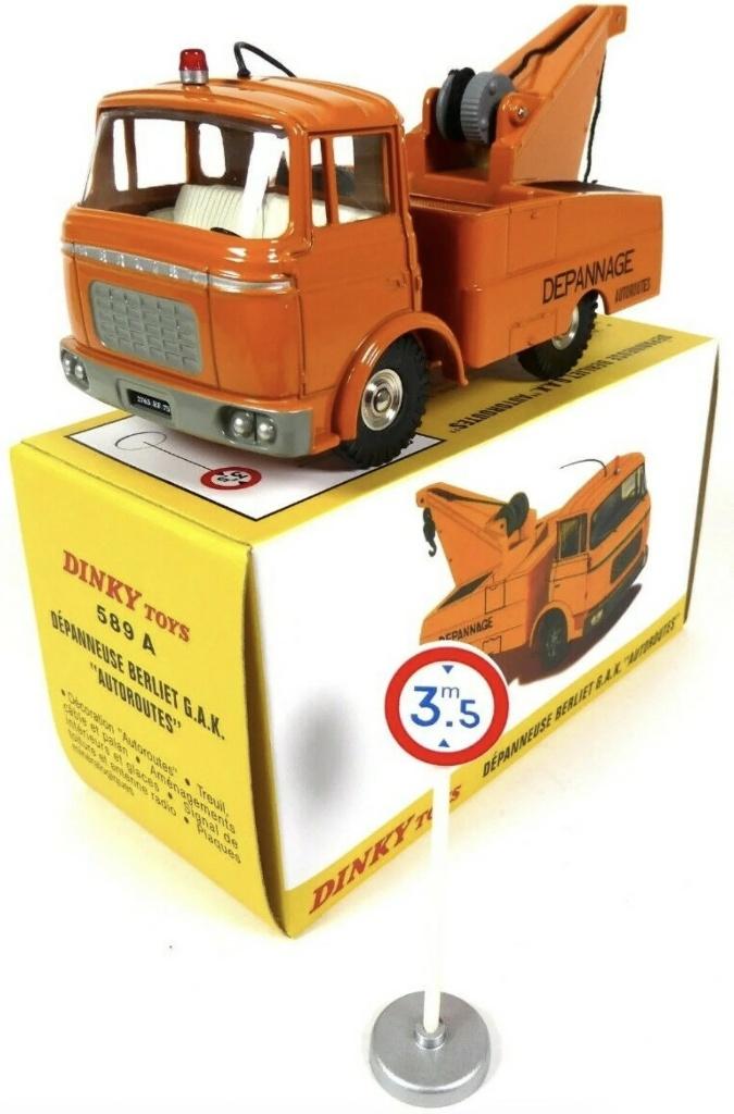 BERLIET GAK 589A Camion DEPANNEUSE AUTOROUTES, Hobby en Vrije tijd, Modelauto's | 1:43, Ophalen of Verzenden, Nieuw, Bus of Vrachtwagen