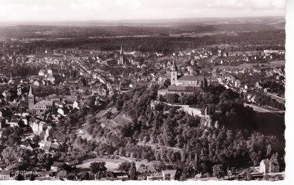SIEGBURG,-Hotel-Restaurant,,Siegblick'' P.an der Autobahn.19, Ophalen of Verzenden, 1960 tot 1980, Ongelopen, Duitsland