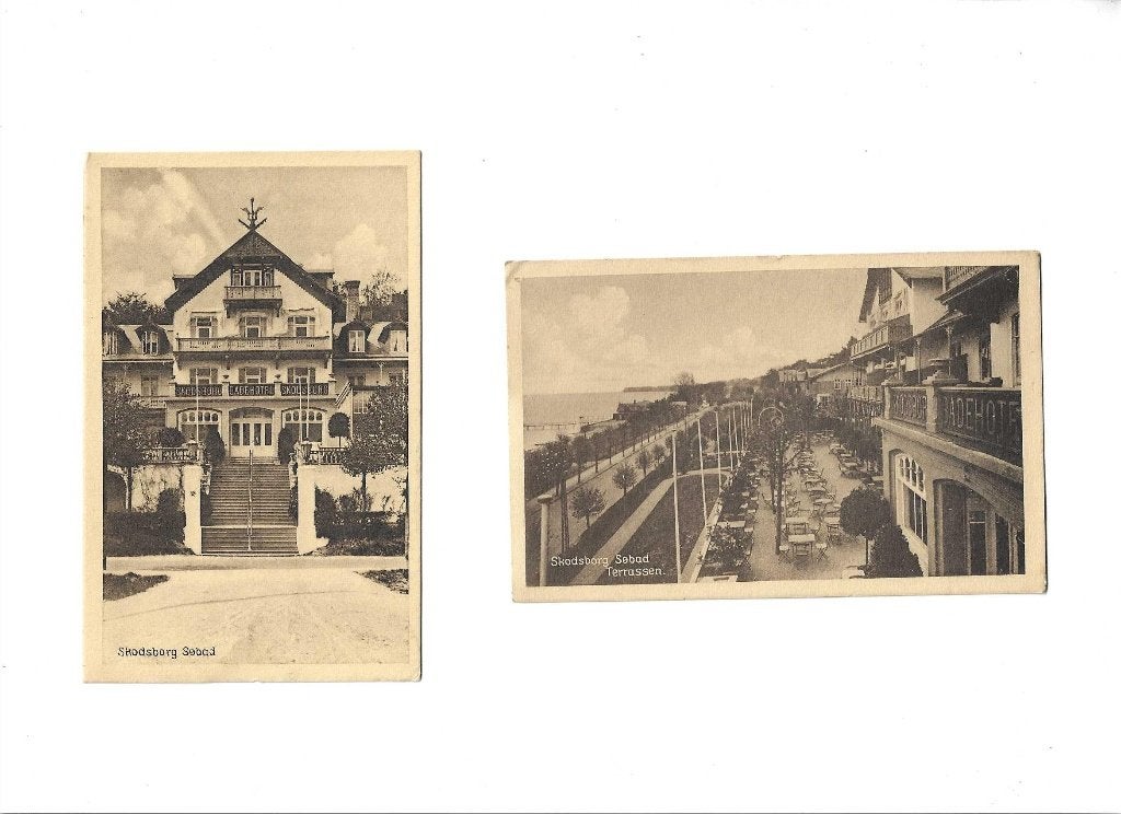 zweden  skodsborg sobad  bade hotel  1932  goudstikker, Verzenden, 1920 tot 1940, Ongelopen, Gebouw