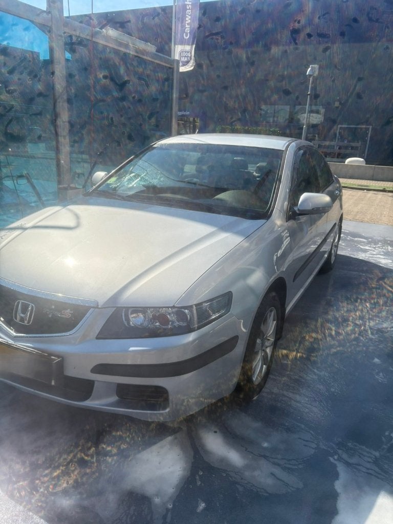 Honda Accord 2.0 I Sedan 2003 Grijs, Auto's, 1998 cc, 4 cilinders, Origineel Nederlands, Particulier