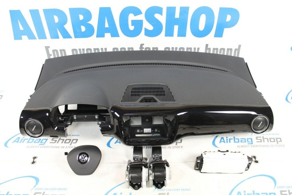 Airbag set - Dashboard zwart Volkswagen Up facelift 2016-...