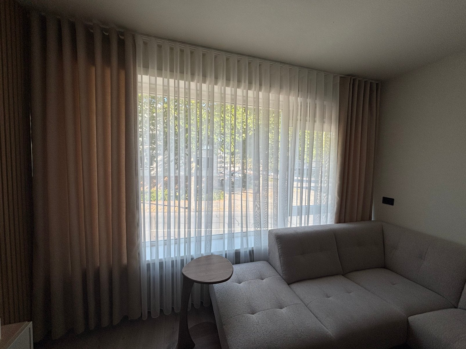 Luxe inbetween + overgordijnen op maat – Waveplooi, Ophalen, Overige materialen, Overige merken, 367 cm