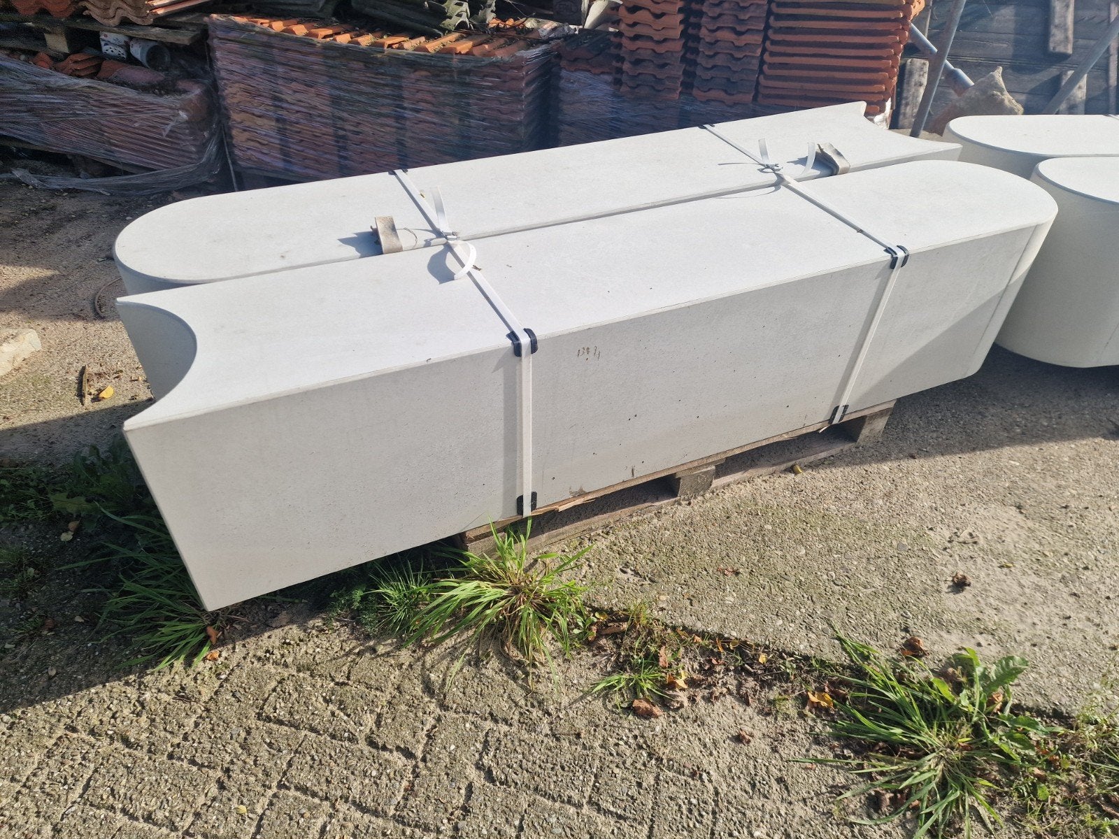 NIEUW: Betonnen halfronde elementen voor tuin of landschap, Ophalen, Nieuw