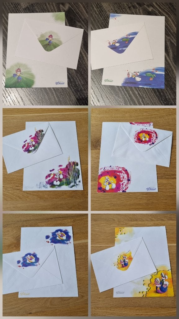 Diddl Witte Briefpapiersets, Ophalen of Verzenden, Diddl, Zo goed als nieuw, Papier, Kaart of Schrift