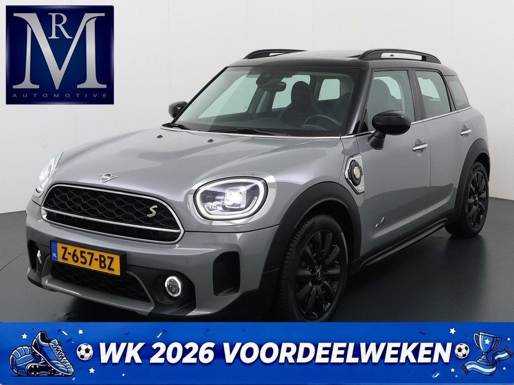 MINI Countryman 1.5 Cooper S E ALL4 VAN: 26.900,- VOOR: 22.8, Auto's, Mini, Gebruikt, Countryman, Leder en Stof, Plug-in hybride