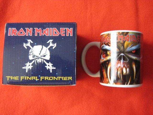 Iron Maiden final frontier promo beker mok, Ophalen of Verzenden, Nieuw, Gebruiksvoorwerp