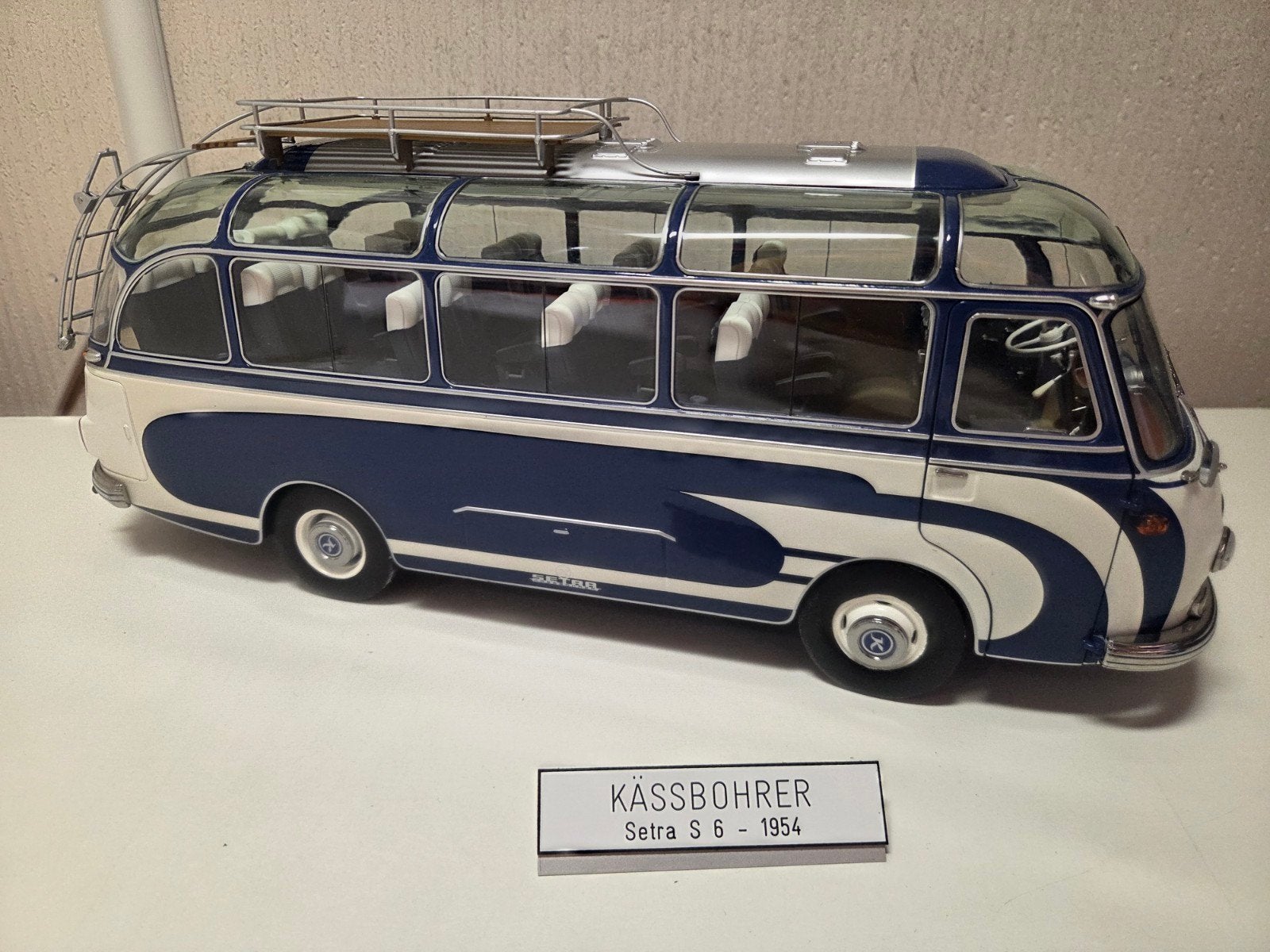 Schuco Kässbohrer Setra S 6 1954, Ophalen of Verzenden, Zo goed als nieuw