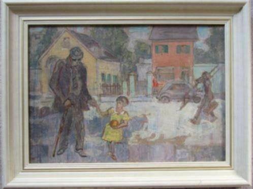 ==Fritz Arlt 1887-1972===bedrijvigheid op straat=, Ophalen of Verzenden
