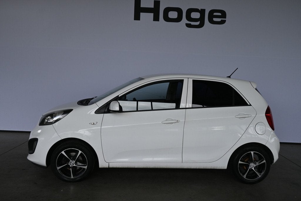 Kia Picanto 1.2 CVVT Comfort Pack Automaat Airco Camera Elek, Auto's, Euro 5, Gebruikt, 4 cilinders, Wit