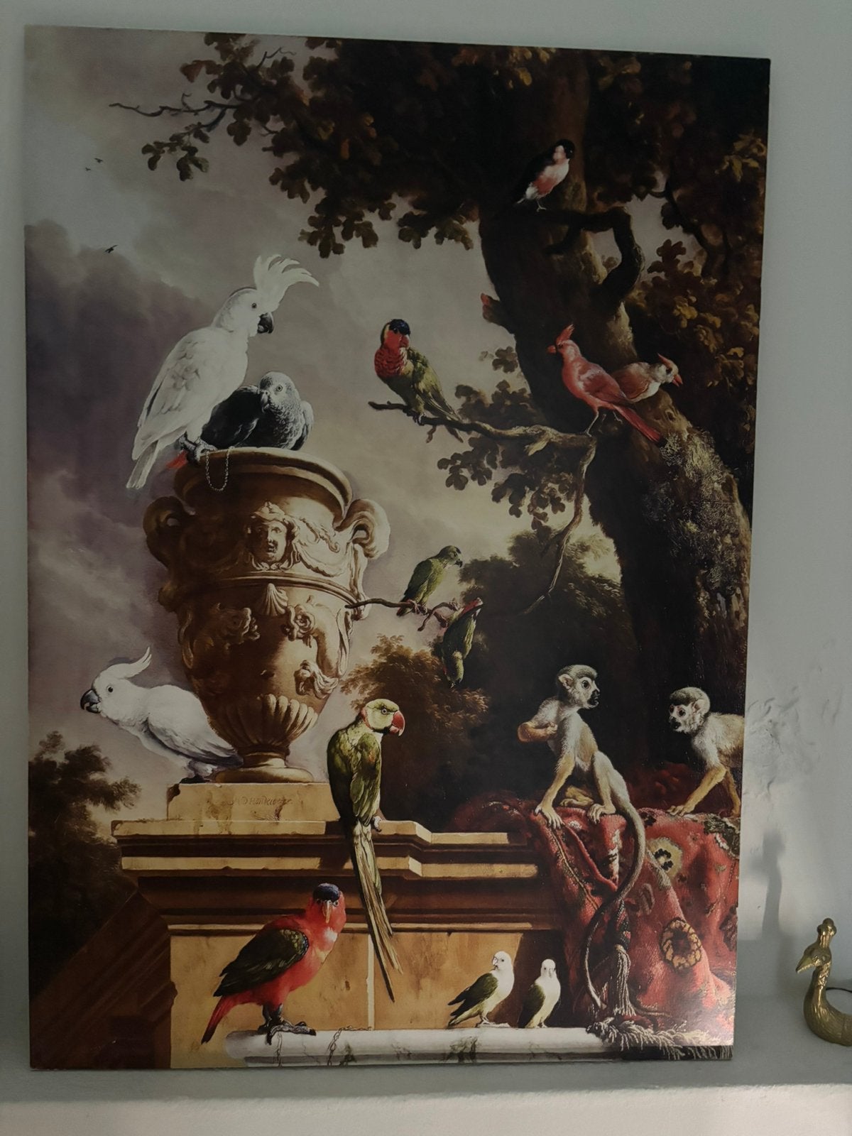 Schilderij op hout, Ophalen