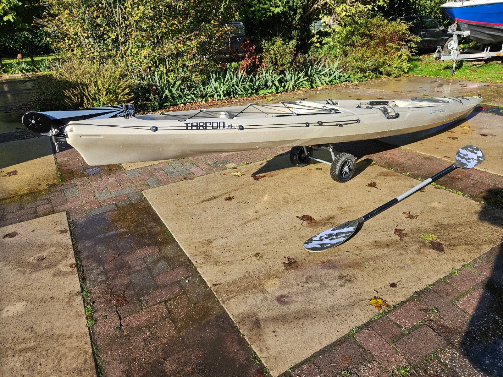 Wilderness Systems Tarpon 160 kajak met accessoires, Ophalen, Gebruikt, 1-persoons