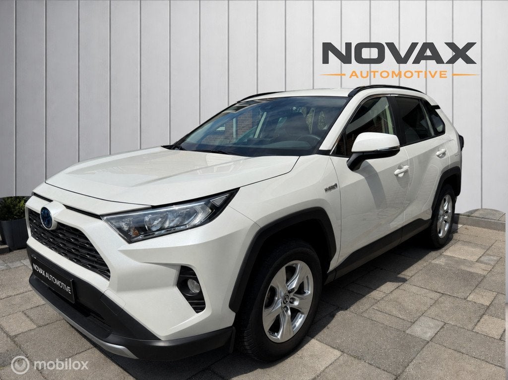 Toyota RAV4 2.5 Hybrid 2022 |1e Eigenaar |Dealer Onderhouden, Auto's, Gebruikt, 4 cilinders, 2487 cc, Wit