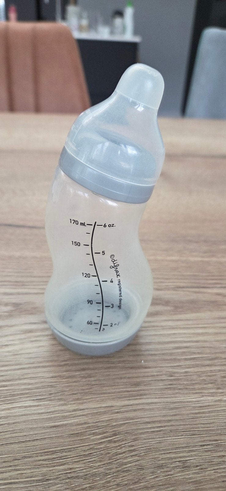 Difrax fles 170ml, Kinderen en Baby's, Babyvoeding en Toebehoren, Ophalen of Verzenden, Zo goed als nieuw, Babyfles, Difrax