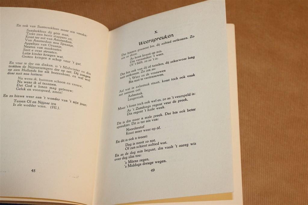 Grunneger Riemkes — K. ter Laan [1951], Boeken, Ophalen of Verzenden, Gelezen