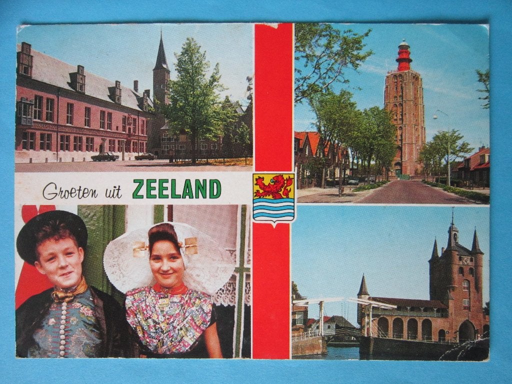 Ansichtkaart: Zeeland, Groeten uit..., Ophalen of Verzenden, 1960 tot 1980, Gelopen, Zeeland
