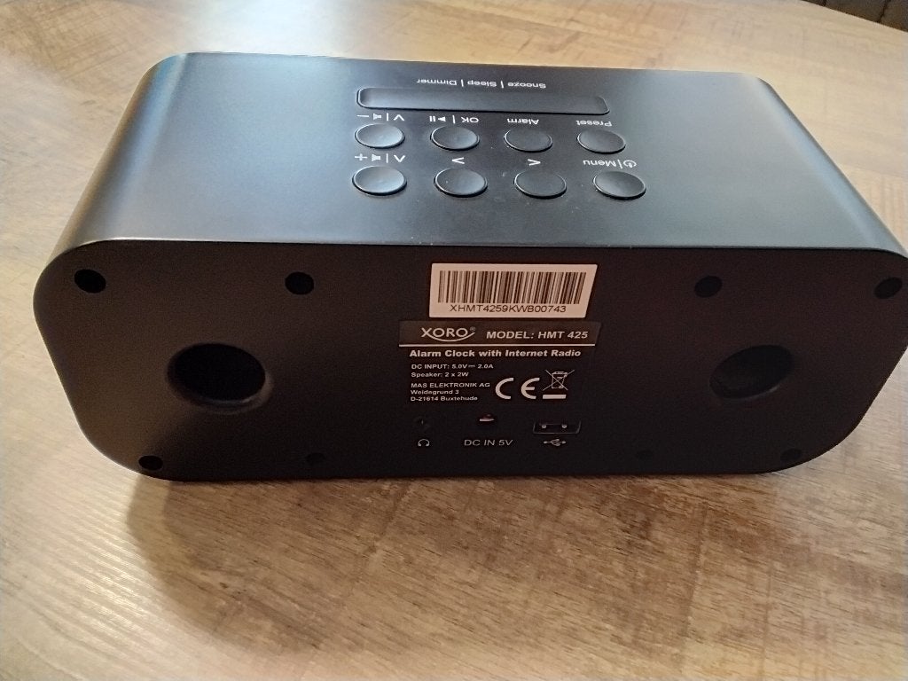 Te koop, XORO wekkerradio met internet, Ophalen of Verzenden, Gebruikt, Digitaal