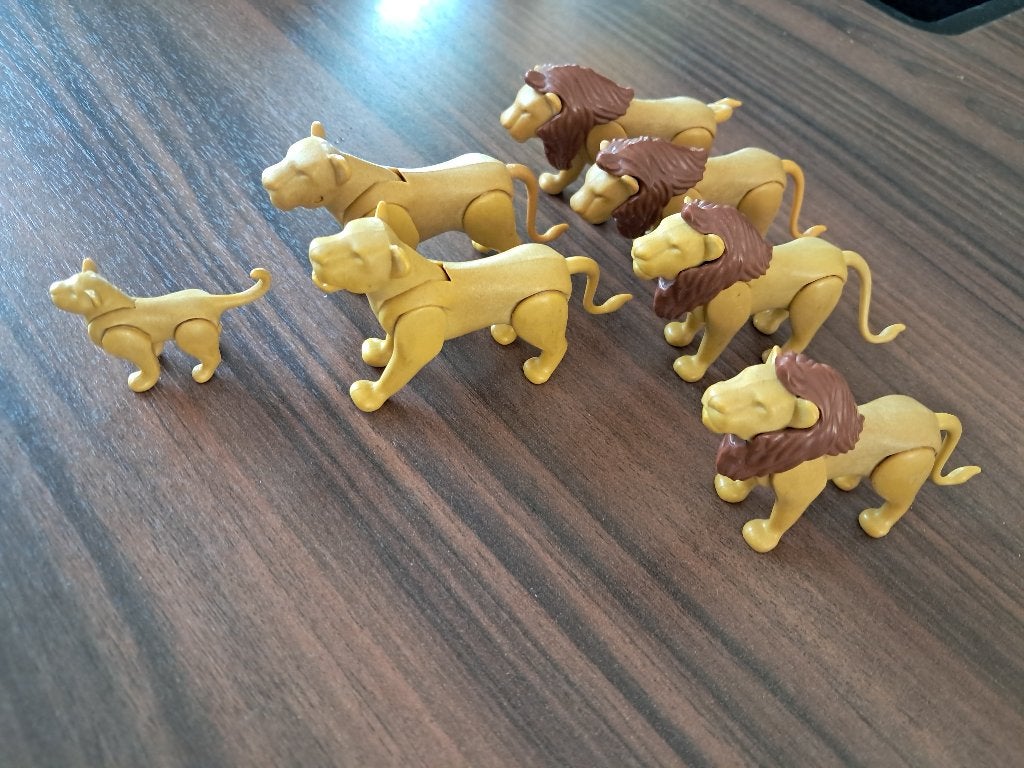 Leeuwen (playmobil), Kinderen en Baby's, Speelgoed | Playmobil, Wild life, Verzenden, Losse onderdelen, Zo goed als nieuw