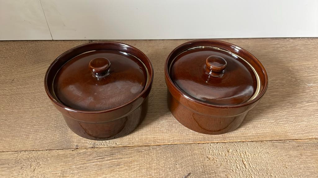 2 Moira farmhouse stoneware braad schotels, Ophalen of Verzenden, Overige materialen