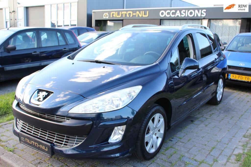 Peugeot 308 SW 1.6 VTi X-Line Panoramadak Climate Cruise LM-, Voorwielaandrijving, Gebruikt, Zwart, 4 cilinders