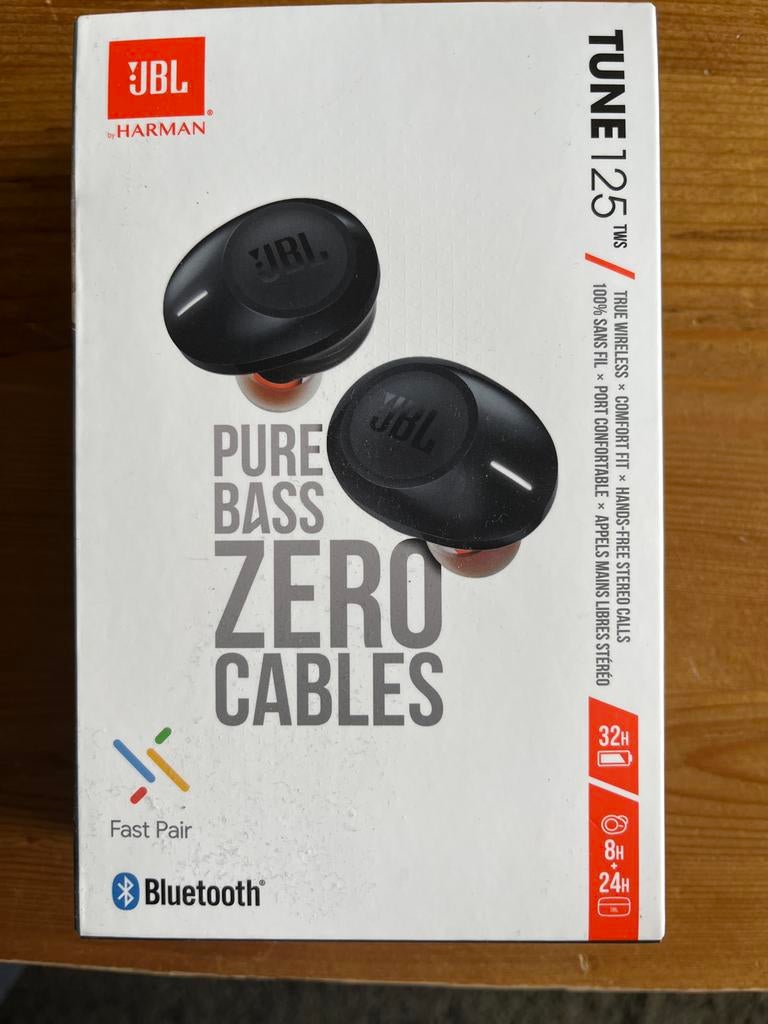 JBL Tune 125 TWS Draadloze Oordopjes - Pure Bass Geluid, Ophalen of Verzenden, Zo goed als nieuw