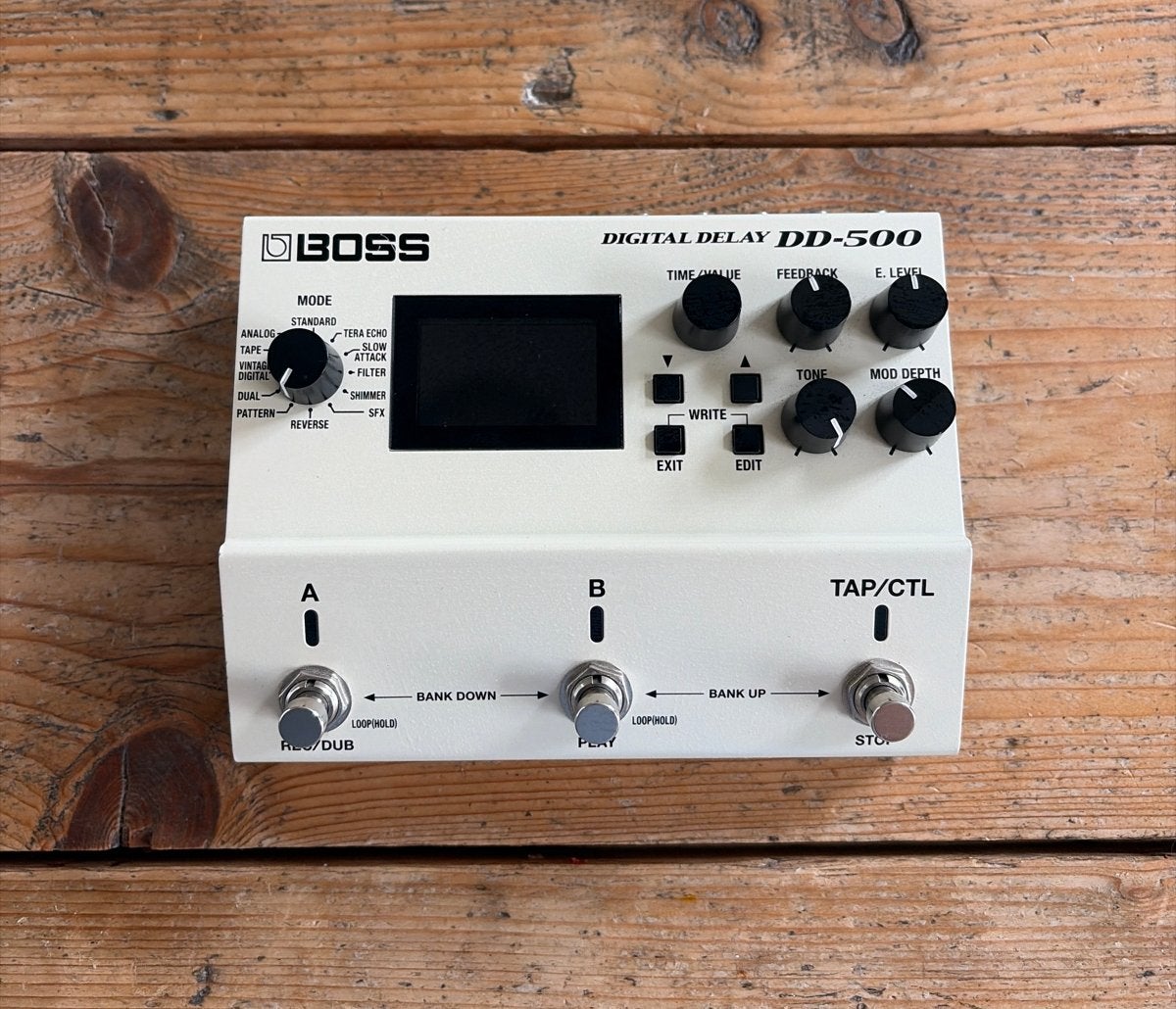 Boss DD-500 Digital Delay Pedaal - Zo goed als nieuw, Ophalen of Verzenden, Zo goed als nieuw, Delay of Echo