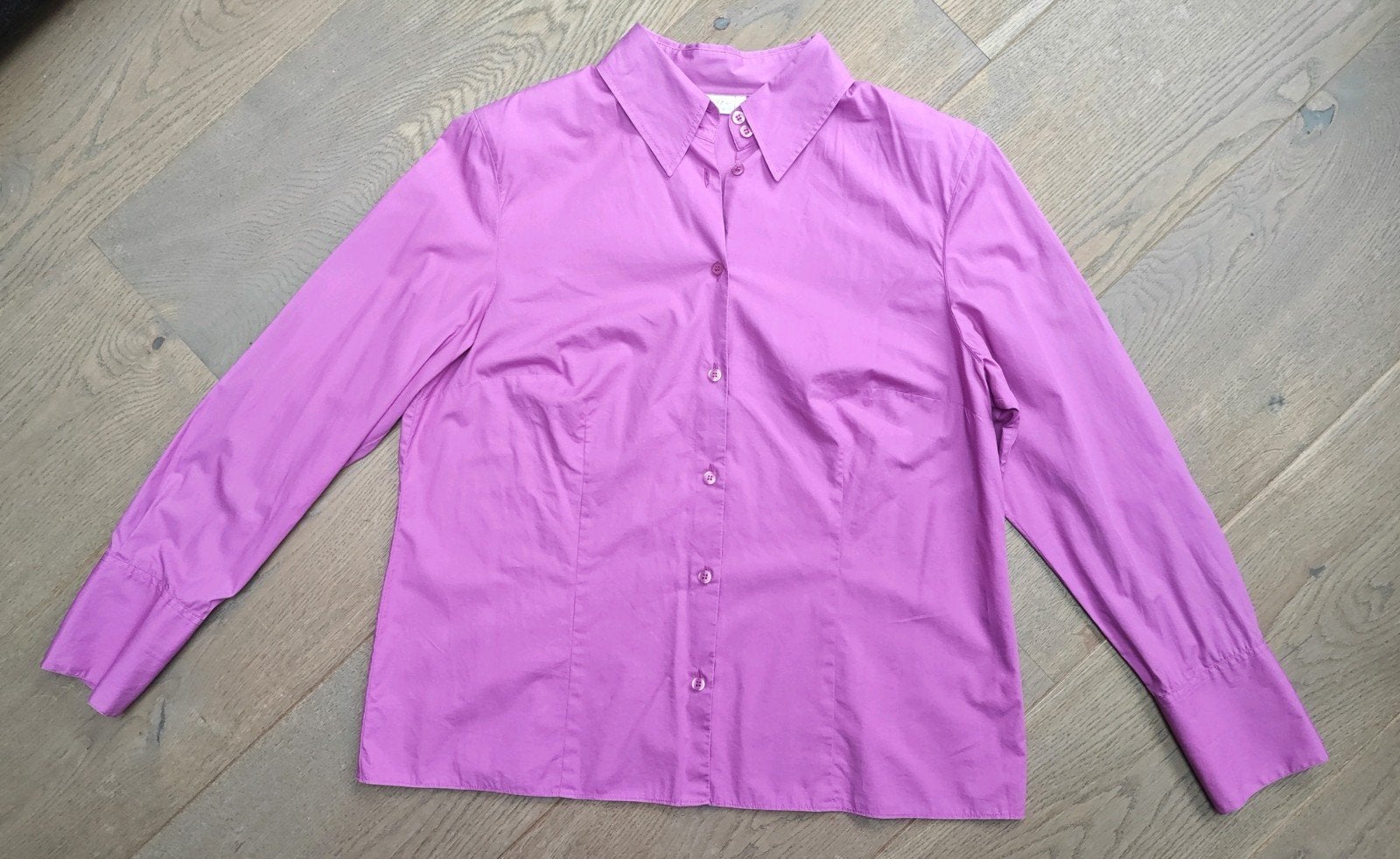 Te koop:Mooie Cerise kleurige blouse van het merk EIFO MT:44, Kleding | Dames, Grote Maten, Blouse of Tuniek, Ophalen of Verzenden