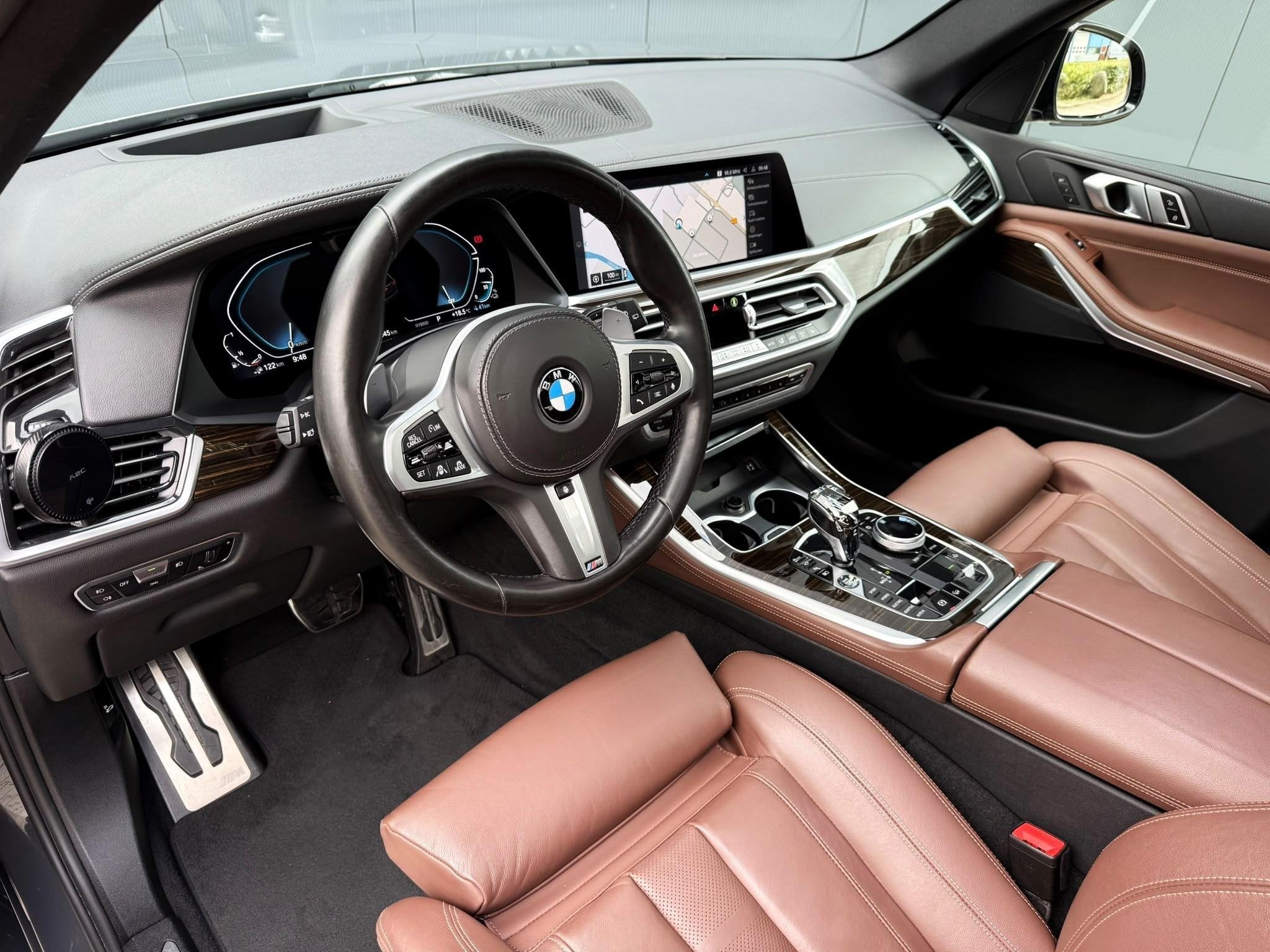 BMW X5 xDrive45e M-sport pano Laser 22 inch HUD / 360, Auto's, Gebruikt, 394 pk, Vierwielaandrijving, Hybride Elektrisch/Benzine