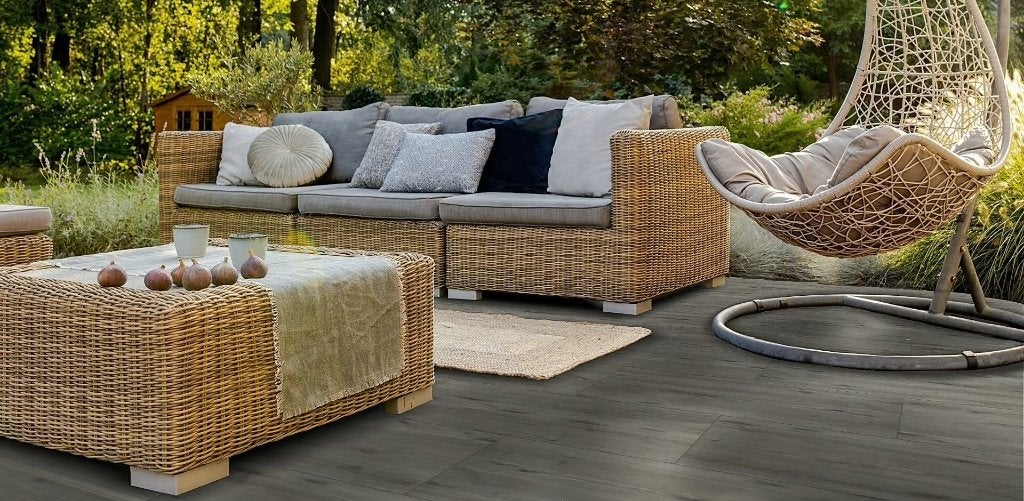 keramische terrastegels Forest Dark Grey 45x90x3cm, Ophalen of Verzenden, Nieuw, Keramiek, Terrastegels
